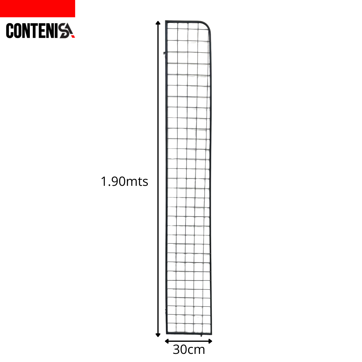 Par de rejilla para góndola 2 mts