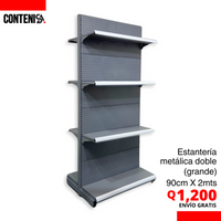Góndola Doble para Supermercado (Grande) GDG