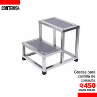 Gradas para camilla de consulta