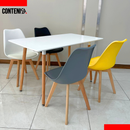 Juego de comedor minimalista