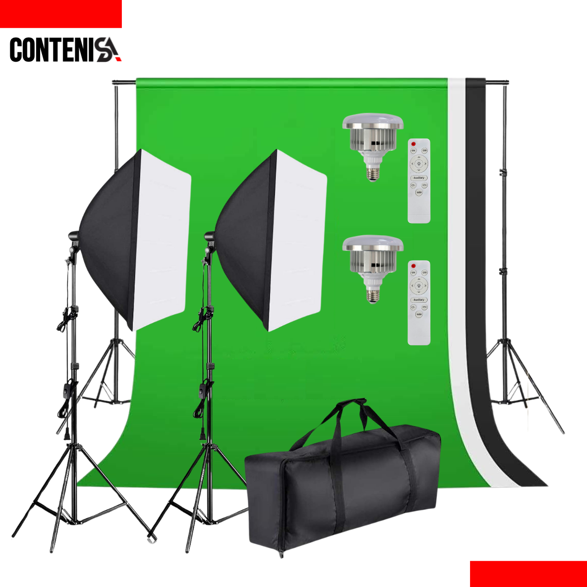 KIT DE ESTUDIO FOTOGRAFICO