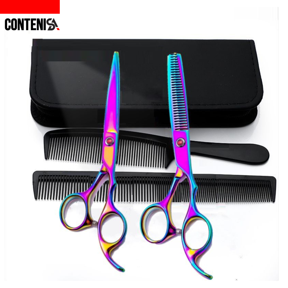 Set de tijeras para barbero