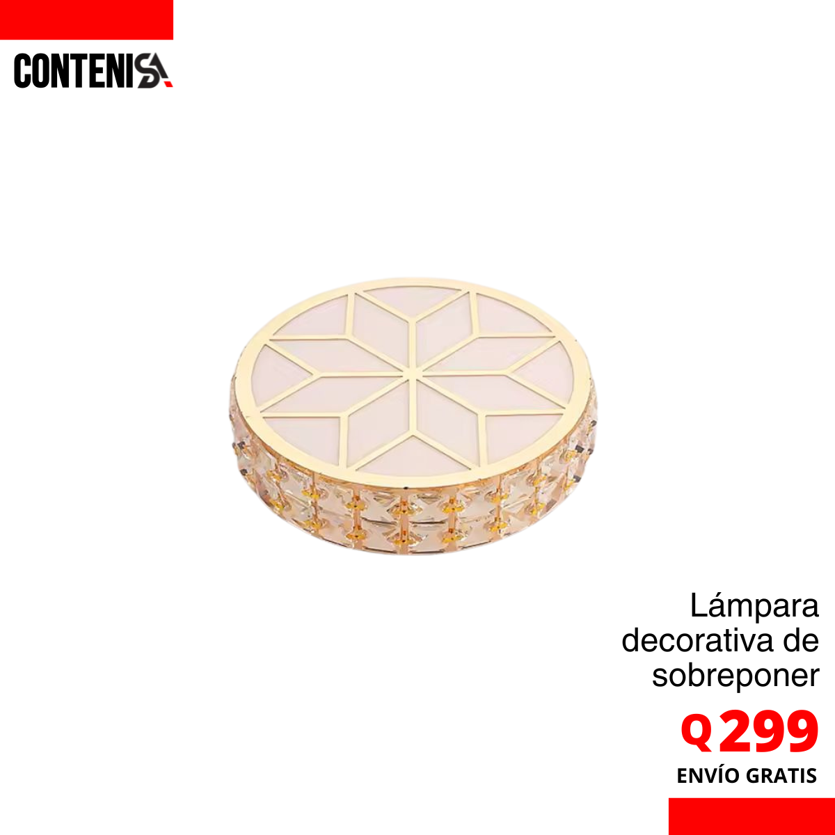 Lámpara decorativa de sobreponer