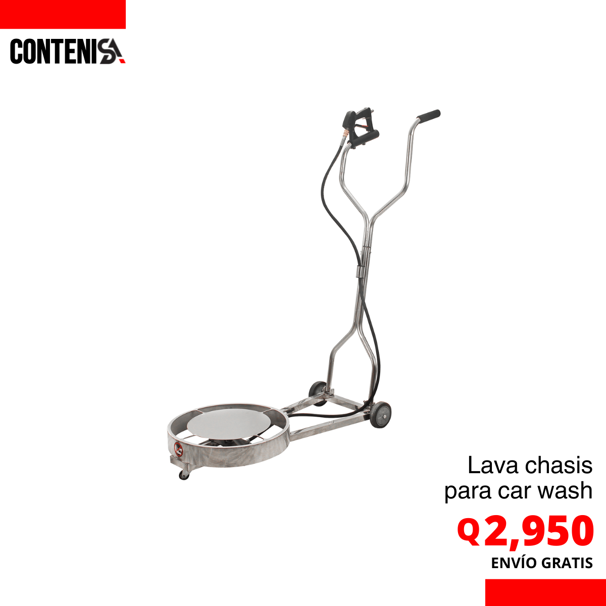 Lava chasis para carwash