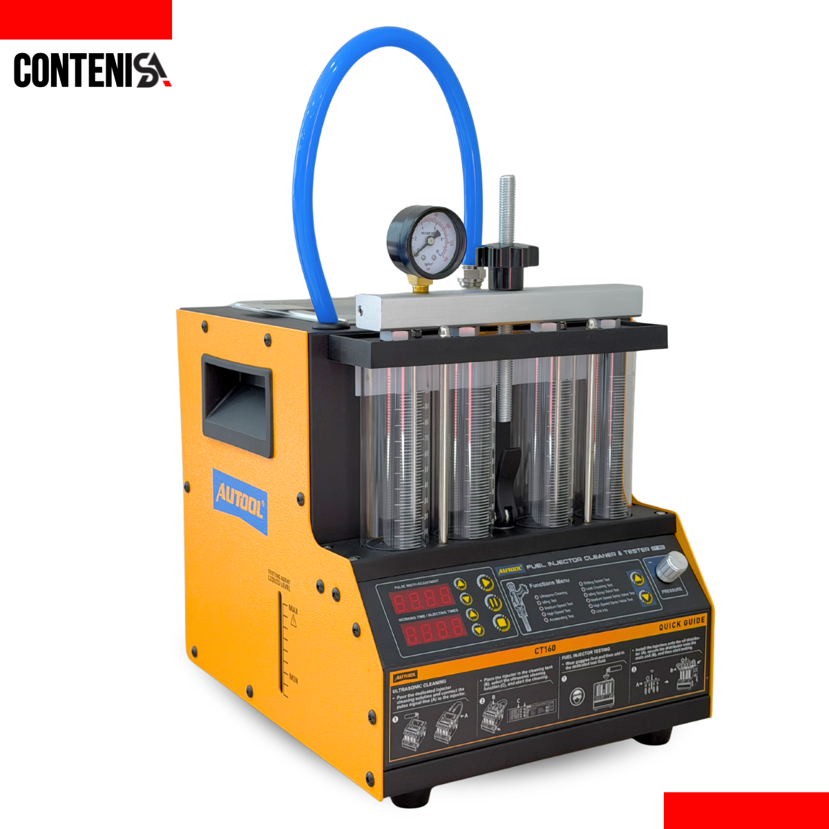 Limpiador de inyectores herramienta automotriz