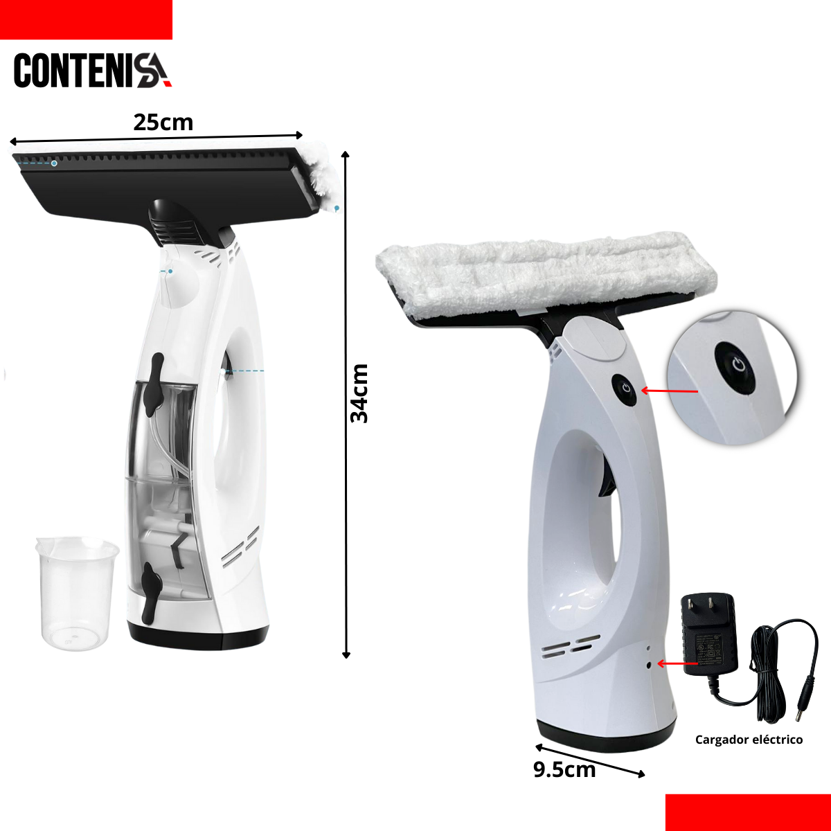 Limpiador de vidrios y espejos