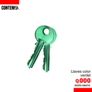 Llave color verde