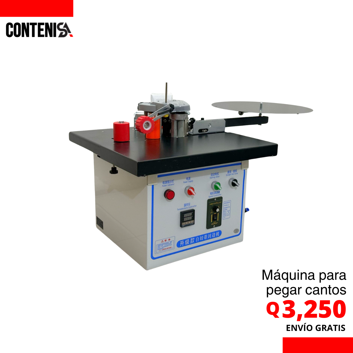 Máquina para pegar cantos