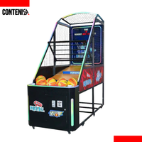 Juego accionado por   monedas BasketBall