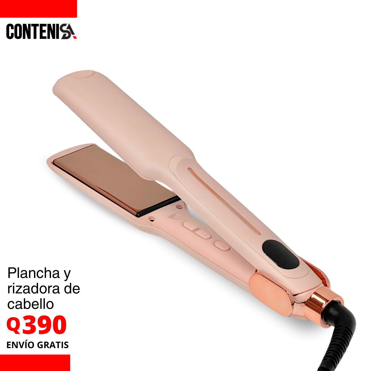 Plancha y rizadora de cabello
