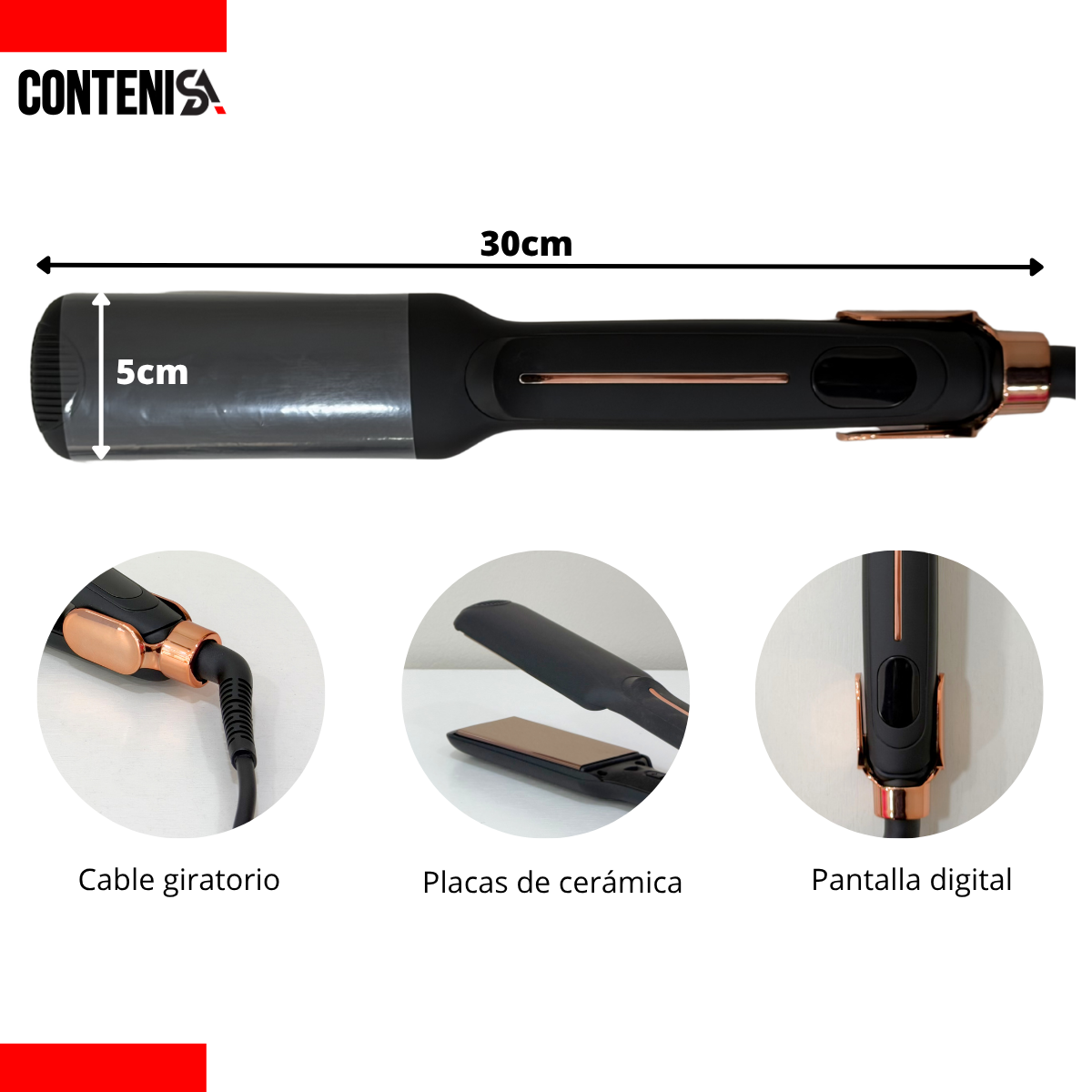 Plancha para pelo
