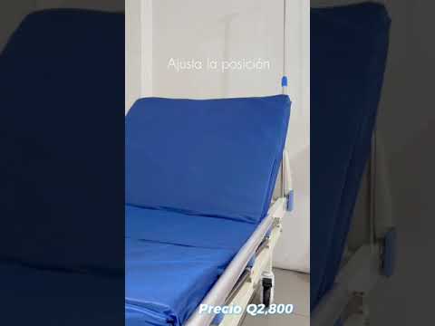 Camilla Hospitalaria con colchón (2 Movimientos manual)