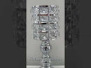 Candelabro plateado de cristales (Mod2)
