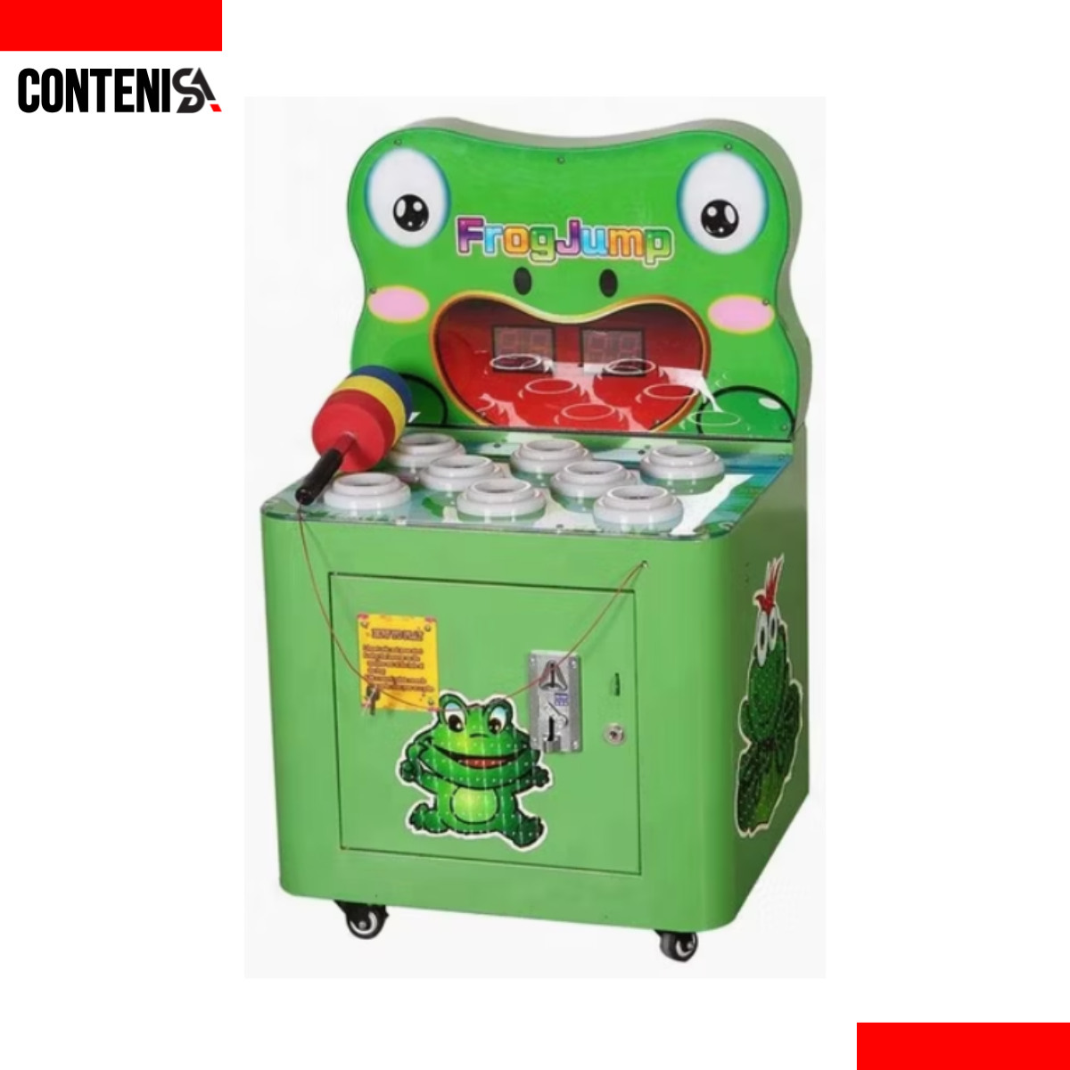 Juego accionado por monedas Ranita