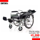 Silla de ruedas reclinable 180º