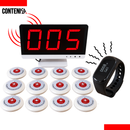 Sistema de timbres para restaurante con reloj