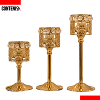 Set de candelabros redondos